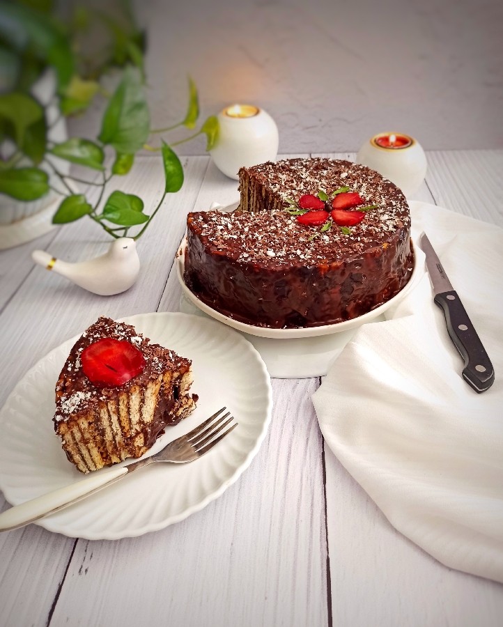 عکس کیک یخچالی