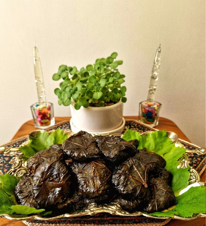 عکس 
دلمه برگ مو
