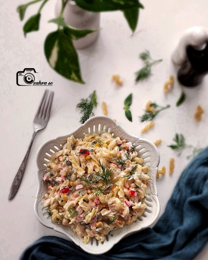عکس سالاد ماکارونی