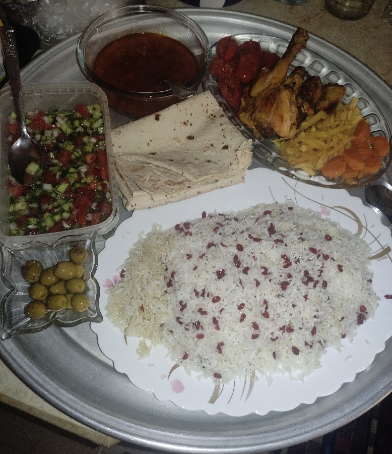 عکس زرشک پلو با مرغ
