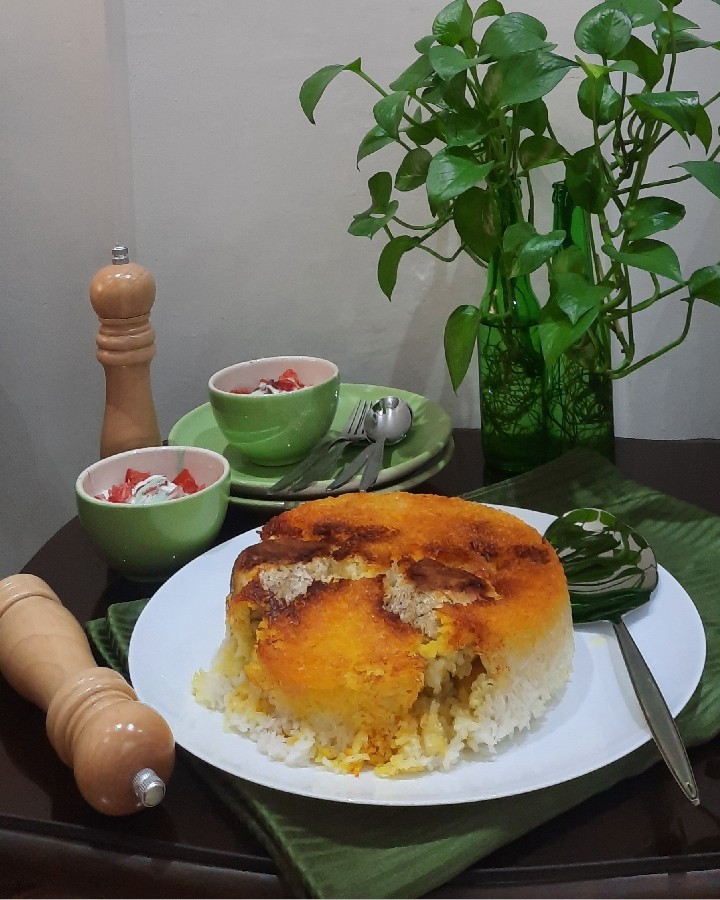 عکس ته انداز مرغ (ناهار روز جمعه)