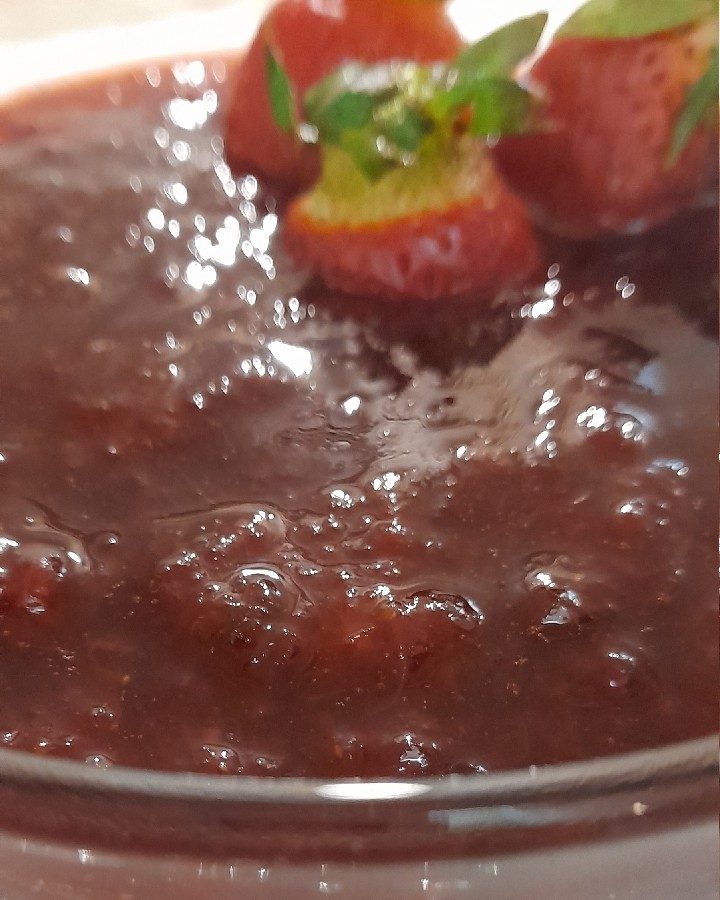عکس مربای توت فرنگی