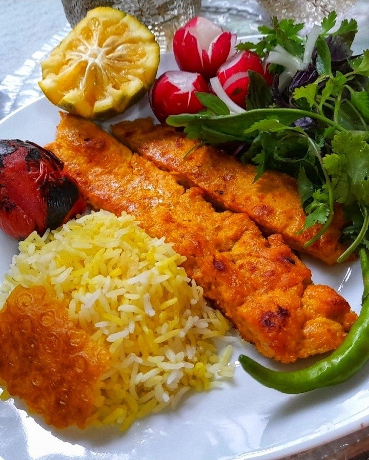 عکس کوبیده مرغ تابه ایی