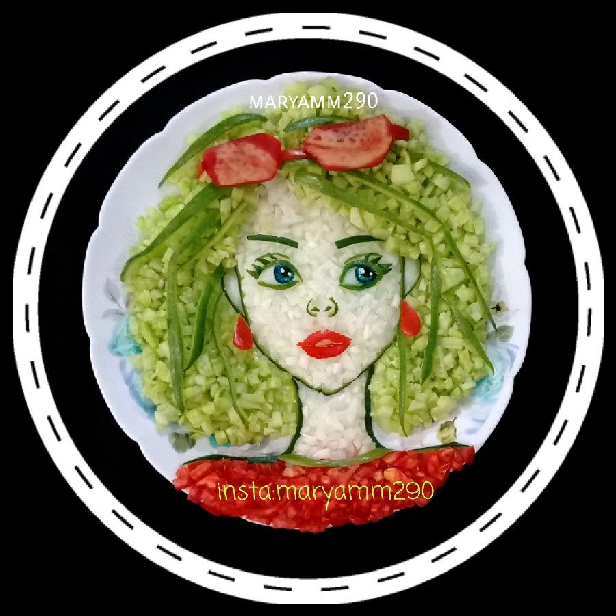 عکس سالاد شیرازی