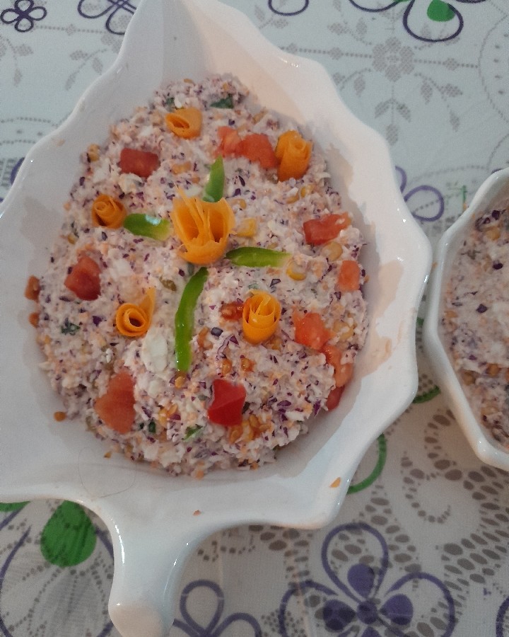 عکس سالاد کلم روسی 
