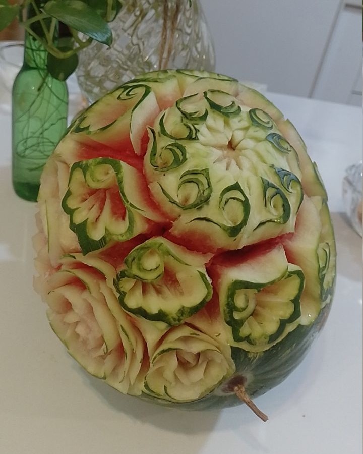 عکس حکاکی هندوانه 
