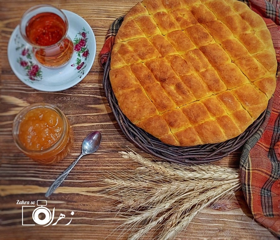 عکس نان شیرمال سنتی