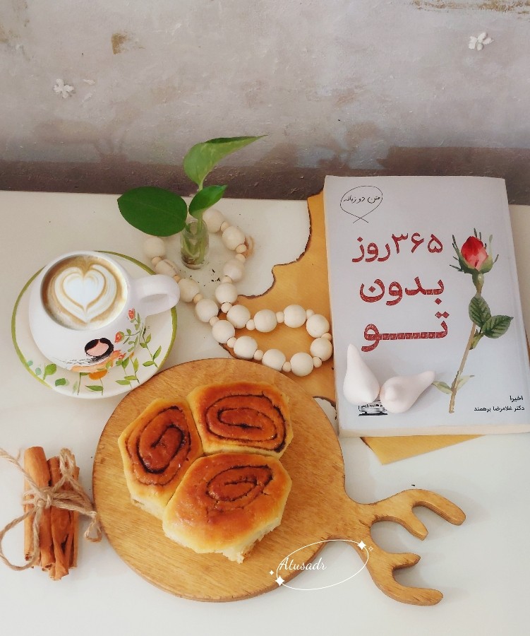 عکس نان رول دارچینی
