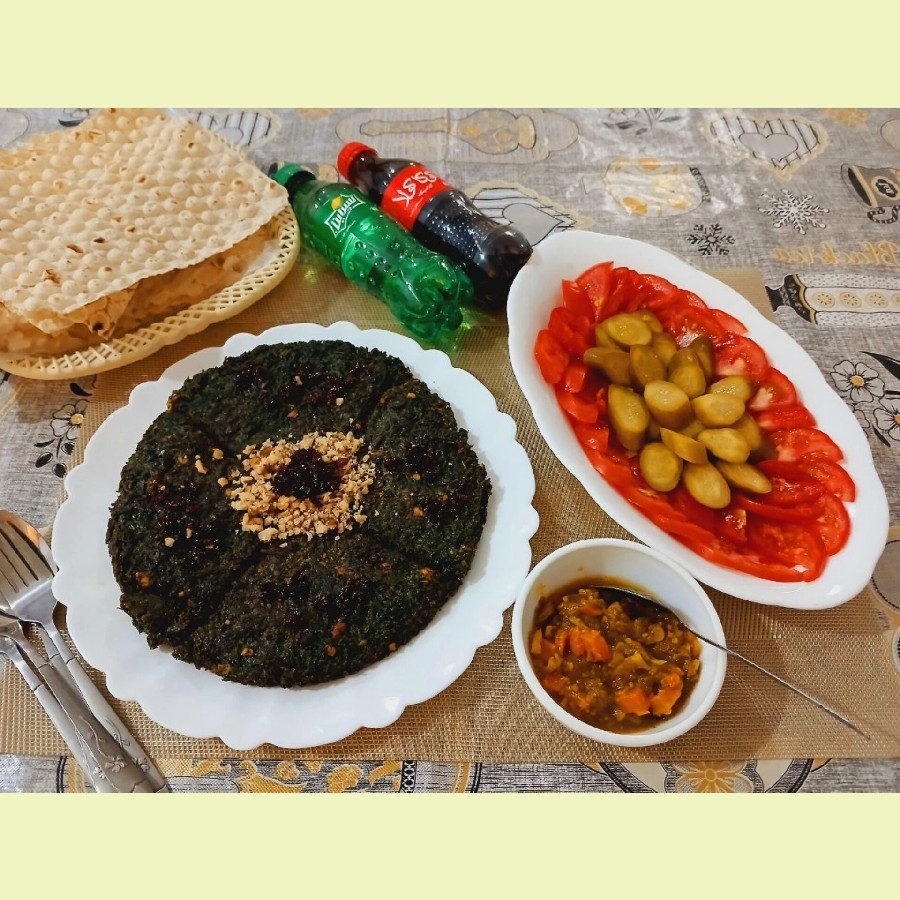 عکس کوکو سبزی