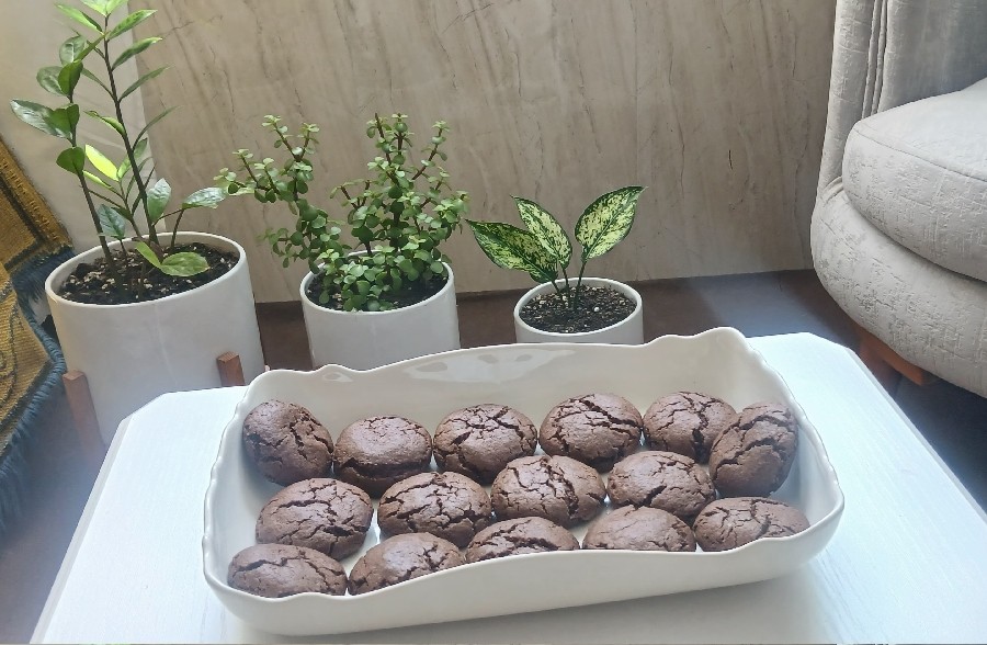 عکس #کوکی براونی شکلاتی  با دستور پخت عاطفه محمدی عزیز