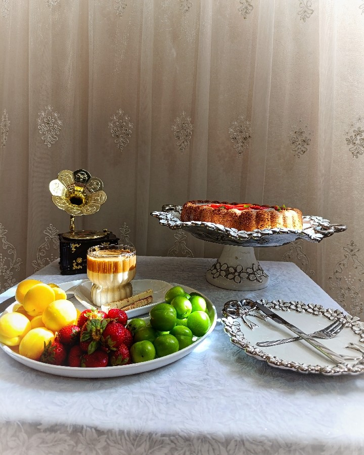 عکس تارت کیک توت فرنگی 