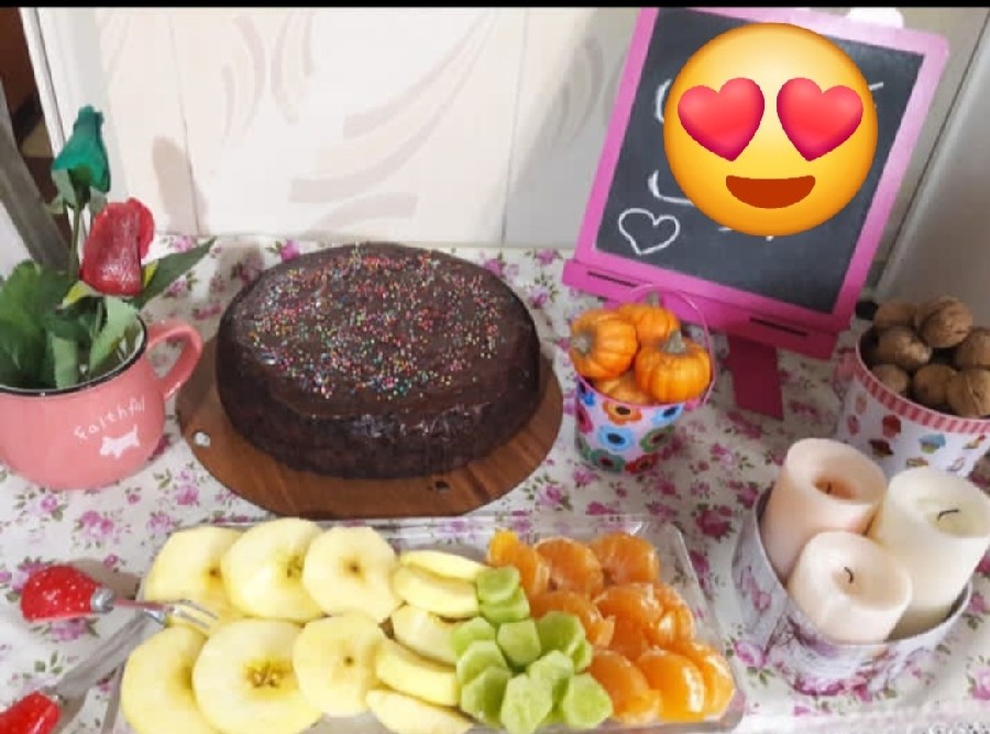 عکس میزعصرانه باکیک شکلاتی...