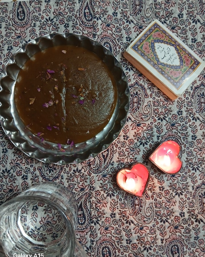 عکس سفره موسی بن جعفر به همین سادگی ولی حاجت روایی فوری