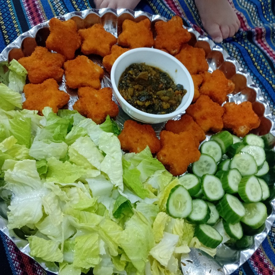 عکس ناگت مرغ