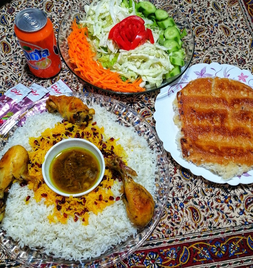 عکس زرشک پلو با مرغ