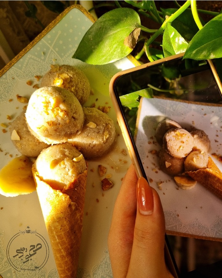 عکس بستنی رژیمی معجون
