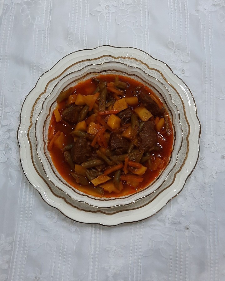 عکس خوراک لوبیا سبز