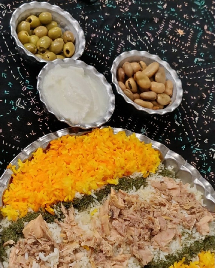 عکس پلو باتن ماهی