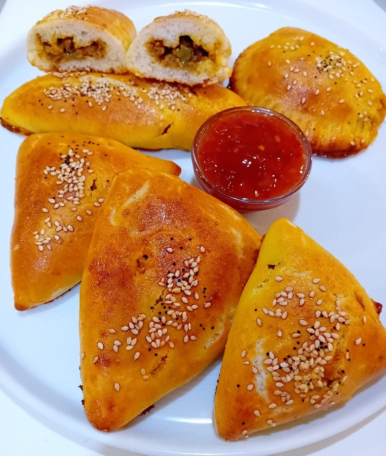 عکس پیراشکی گوشت. 