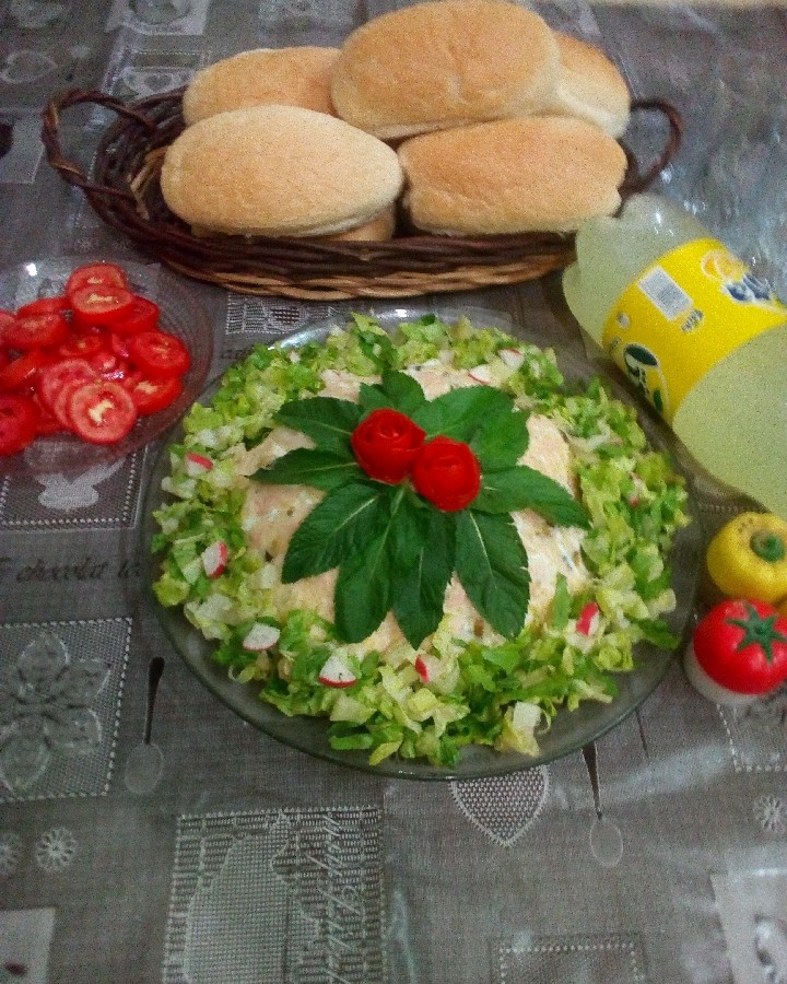 عکس بفرمائید شام سالاد الویه