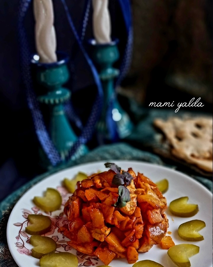 عکس خوراکمرغوسیبزمینی