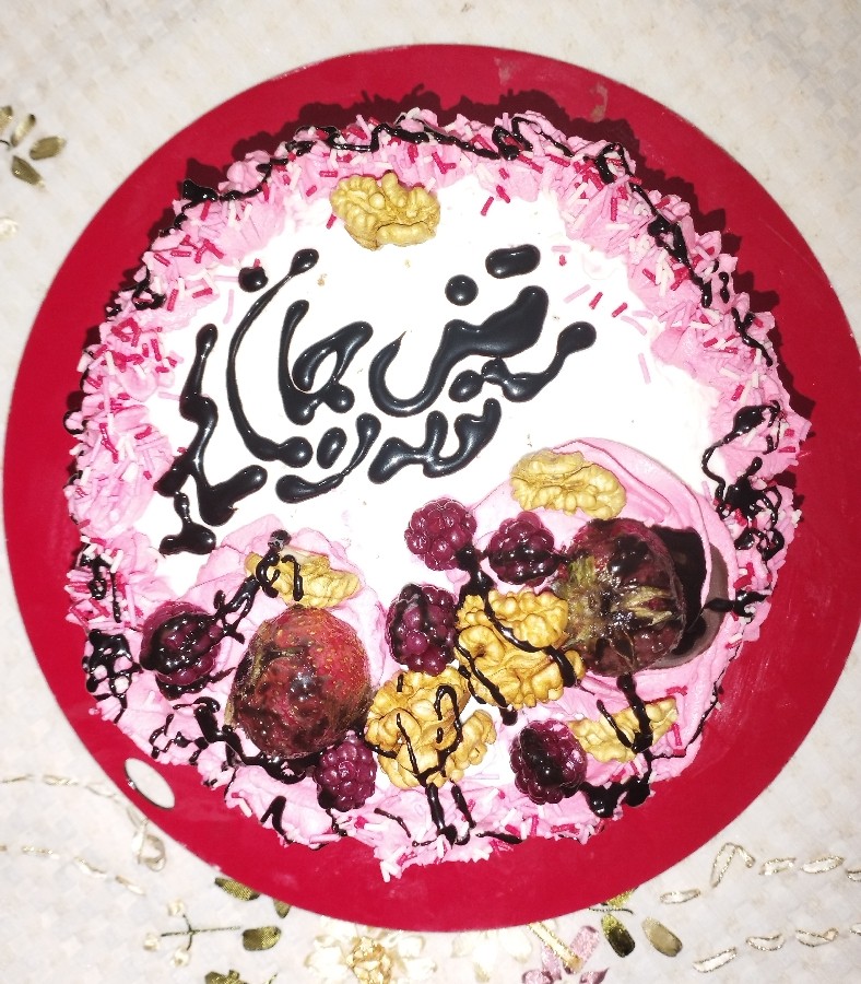 عکس کیک تولد ۸سالگی پسرقشنگم 