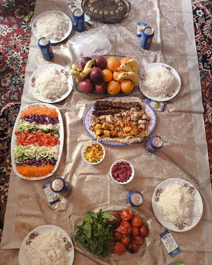 عکس ناهار بعد از عروسیمون ❤️
