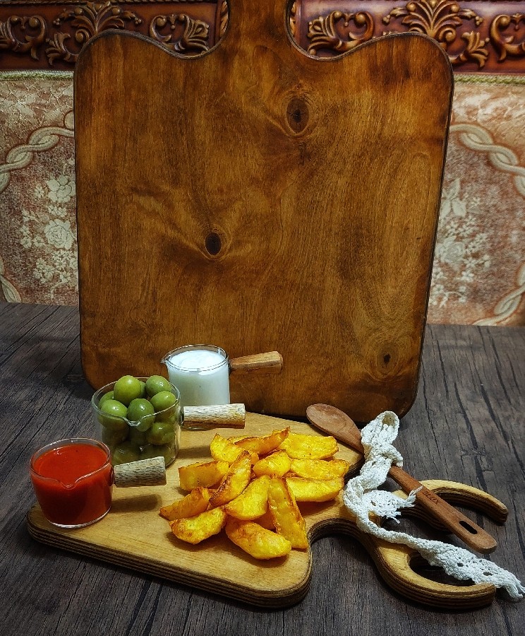 عکس سیب زمینی تنوری