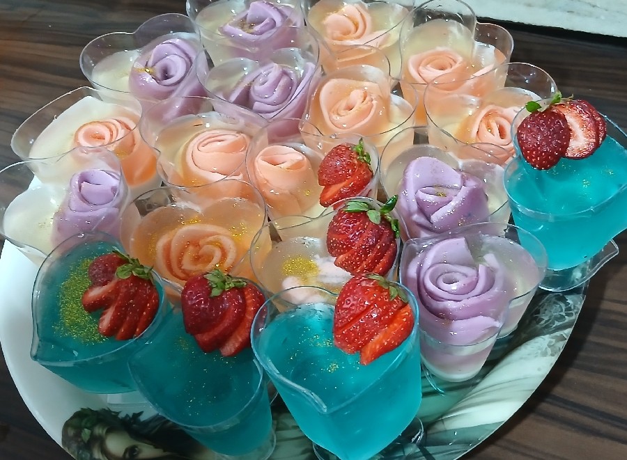 عکس ژله رز 
