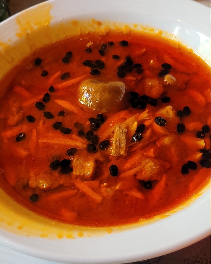 عکس خورش خلال بادام