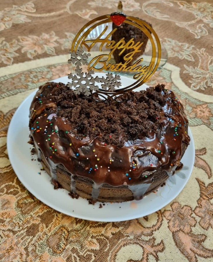 عکس کیک فول شکلاتی