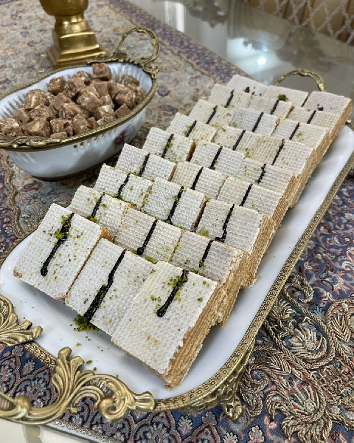 عکس بیسکویت ویفر