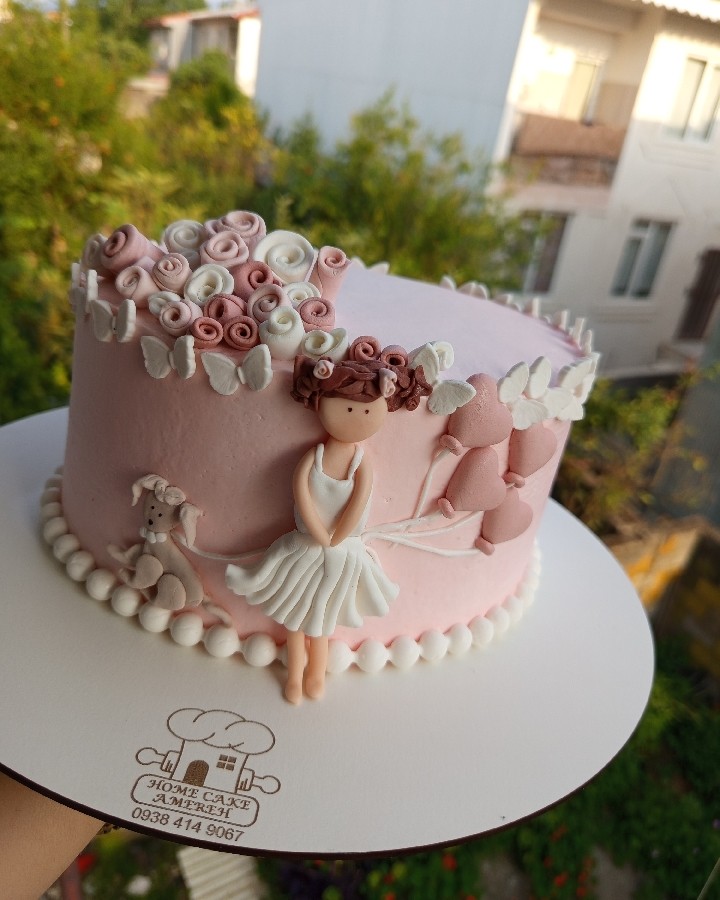 عکس کیک دخترونه