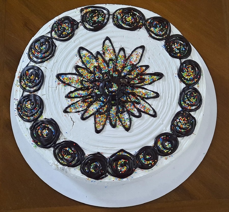 عکس کیک اسفنجی