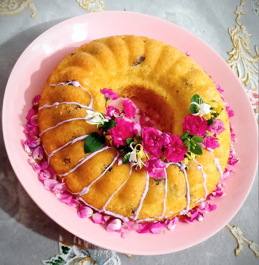 عکس کیک شیر با اسانس پرتقال عالییییی

