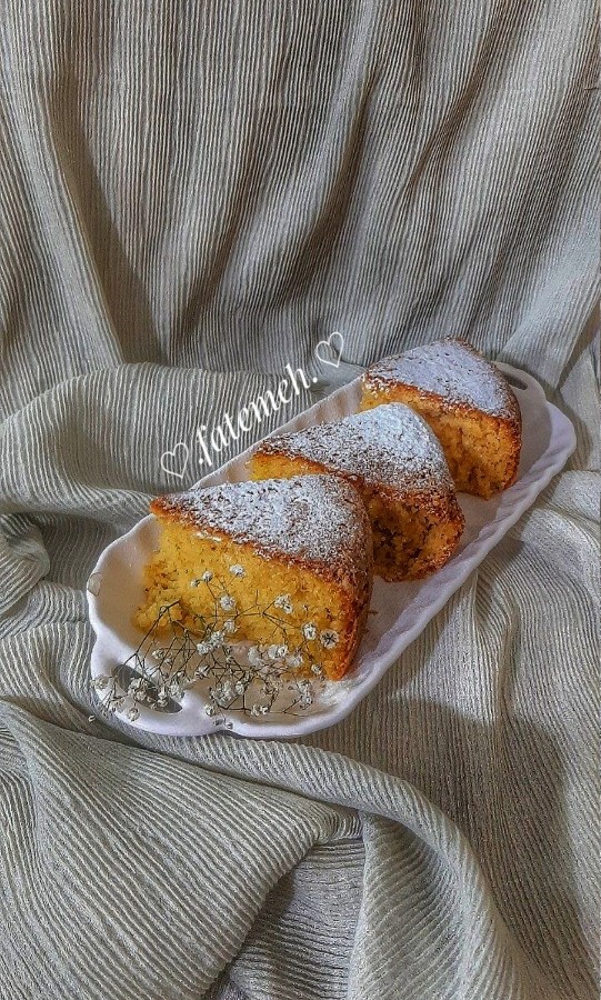 عکس کیک پرتقالی