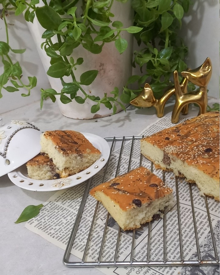 عکس کیک سفیده تخم مرغ