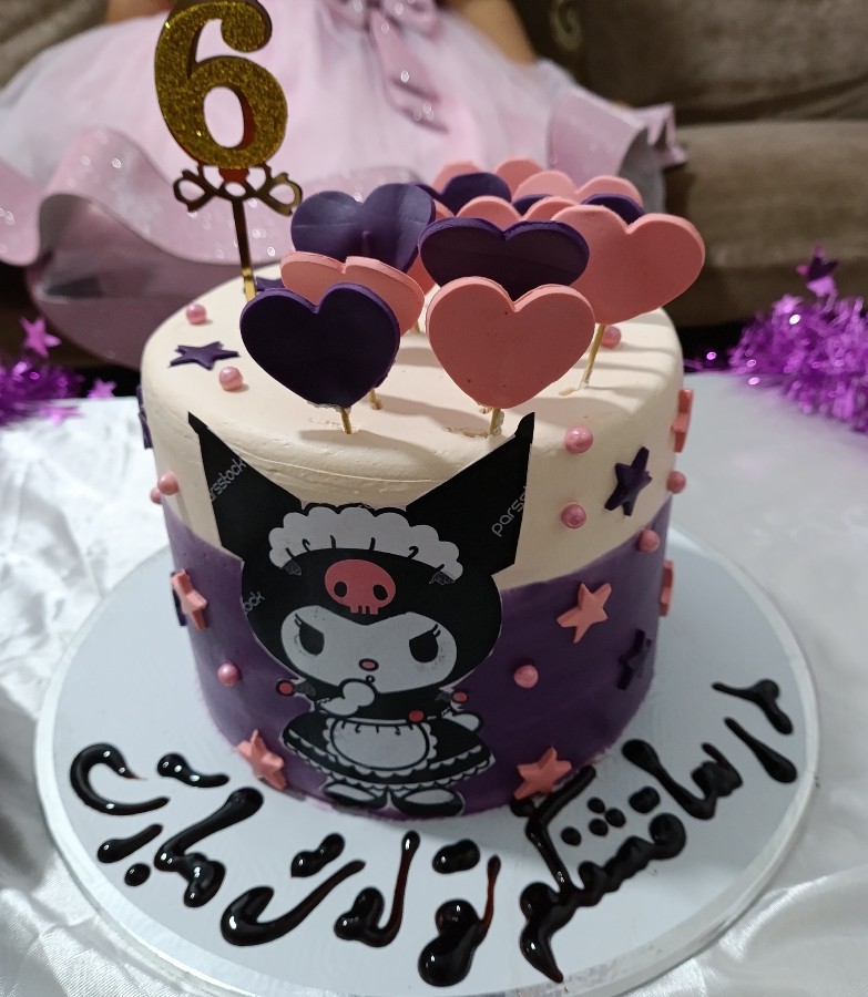 عکس کیک تولد دخترم