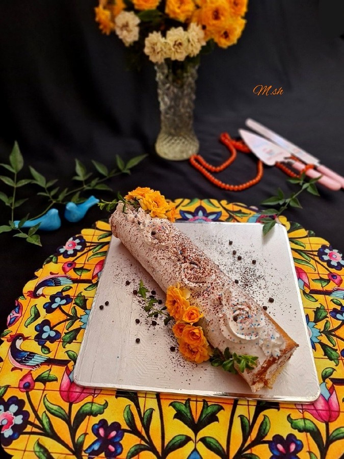عکس رولت خامه ای