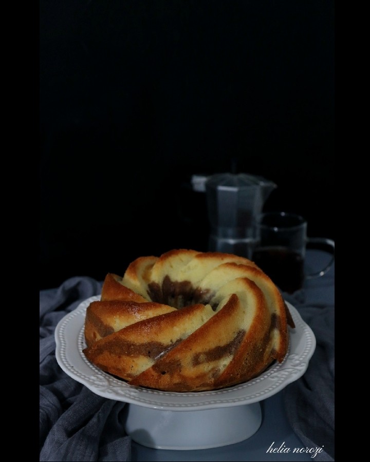 عکس زبرا کیک پنبه ای