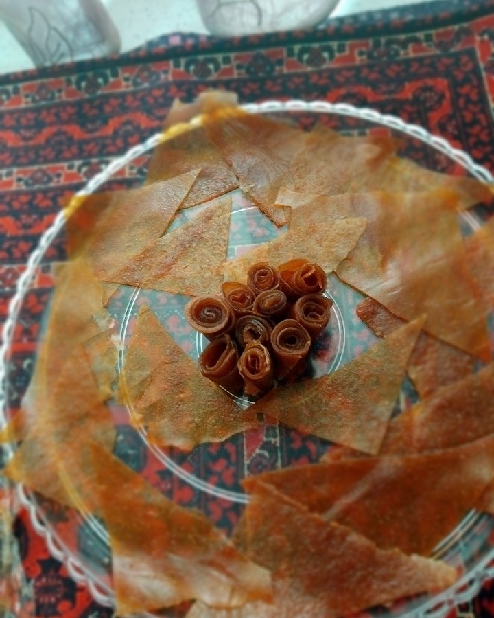 عکس لواشک‌زردآلو
