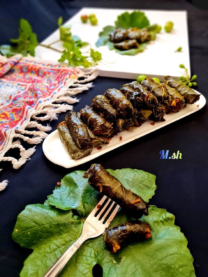 عکس دلمه برگ مو