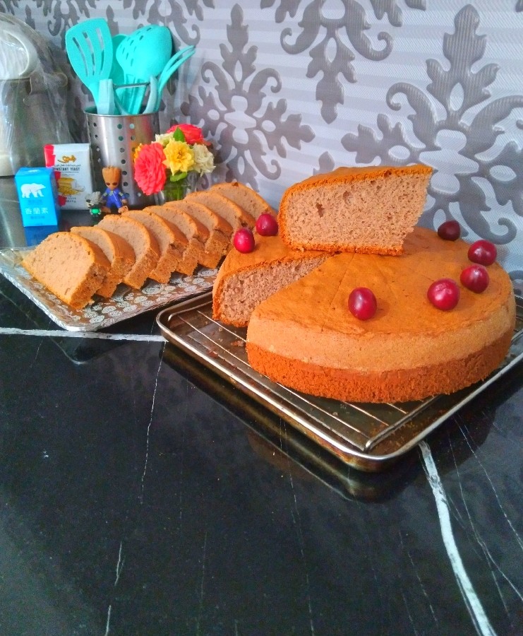 عکس کیک اسفنجی نسکافه 