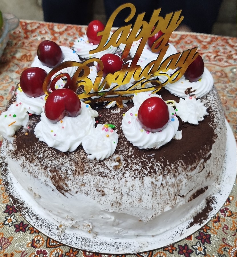 عکس کیک اسفنجی ۴ تخم مرغی