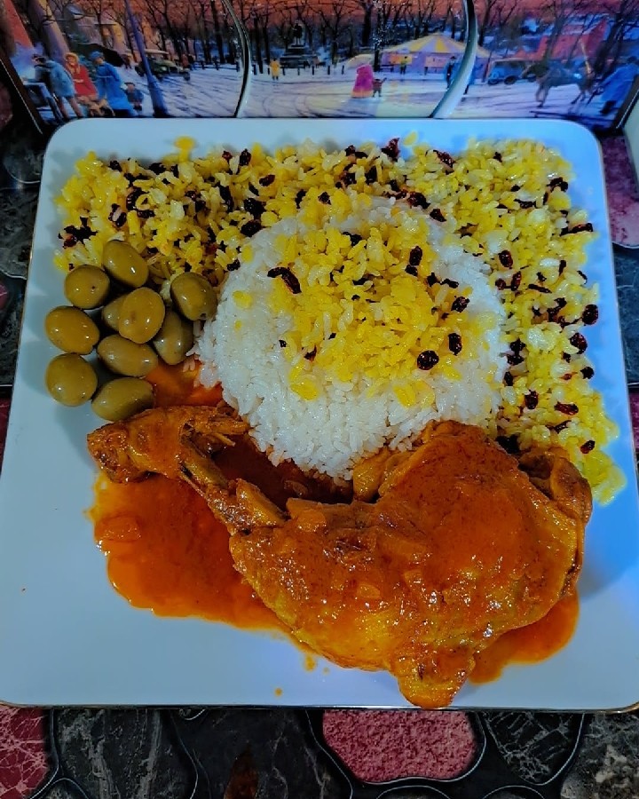 عکس زرشک پلو و مرغ مجلسی