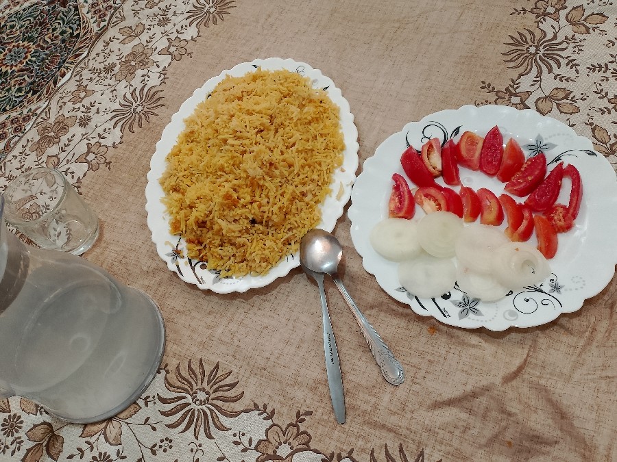 عکس باقالی پلو(ناهار امروزمون)
