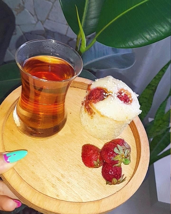 عکس کیک توت فرنگی 