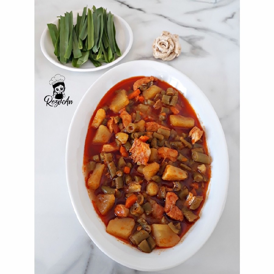 عکس خوراک لوبیا