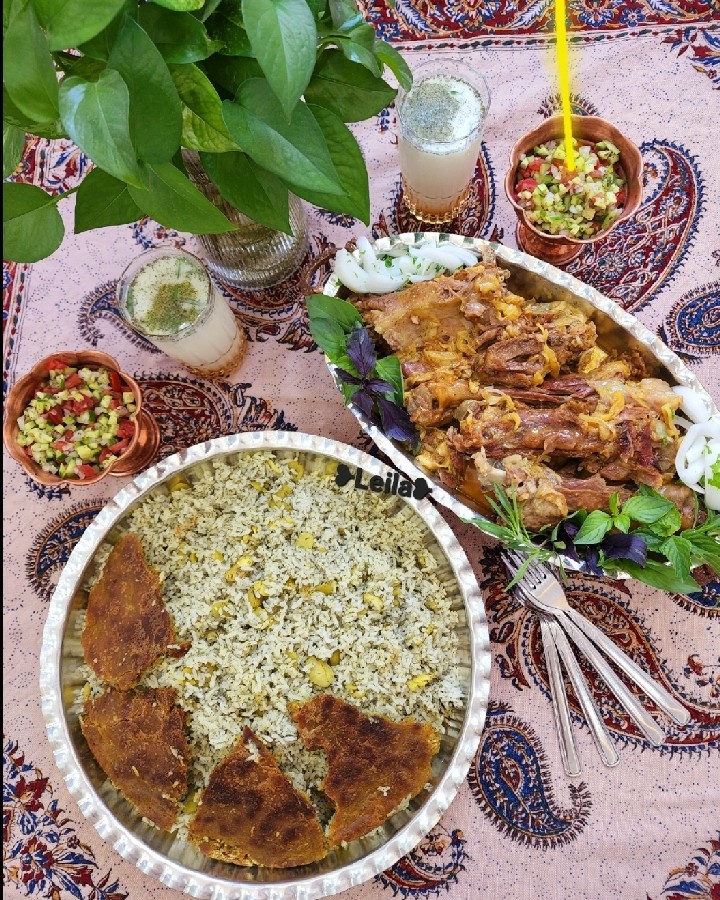 عکس باقالی پلو با ماهیچه