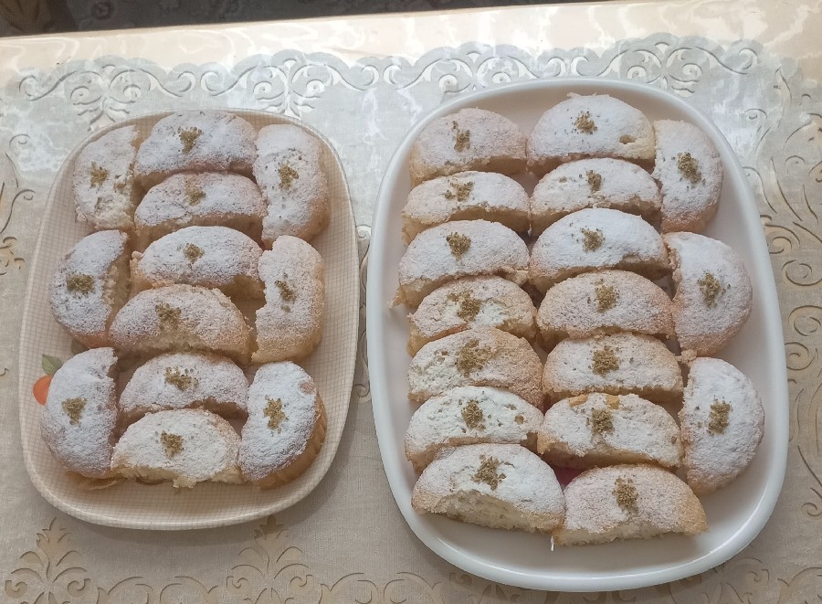 عکس کیک وانیلی ساده